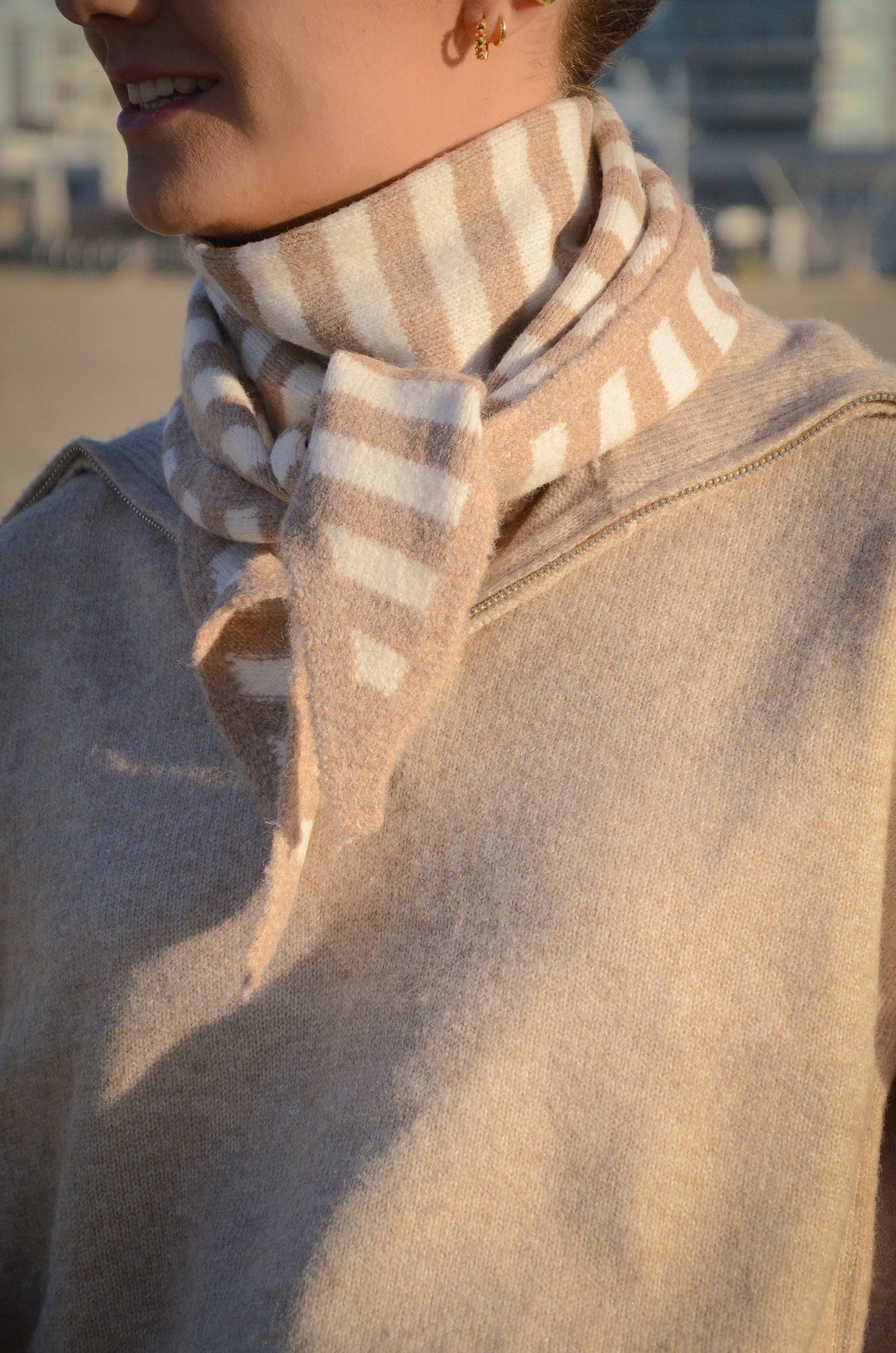 Foulard Lara - Taupe
