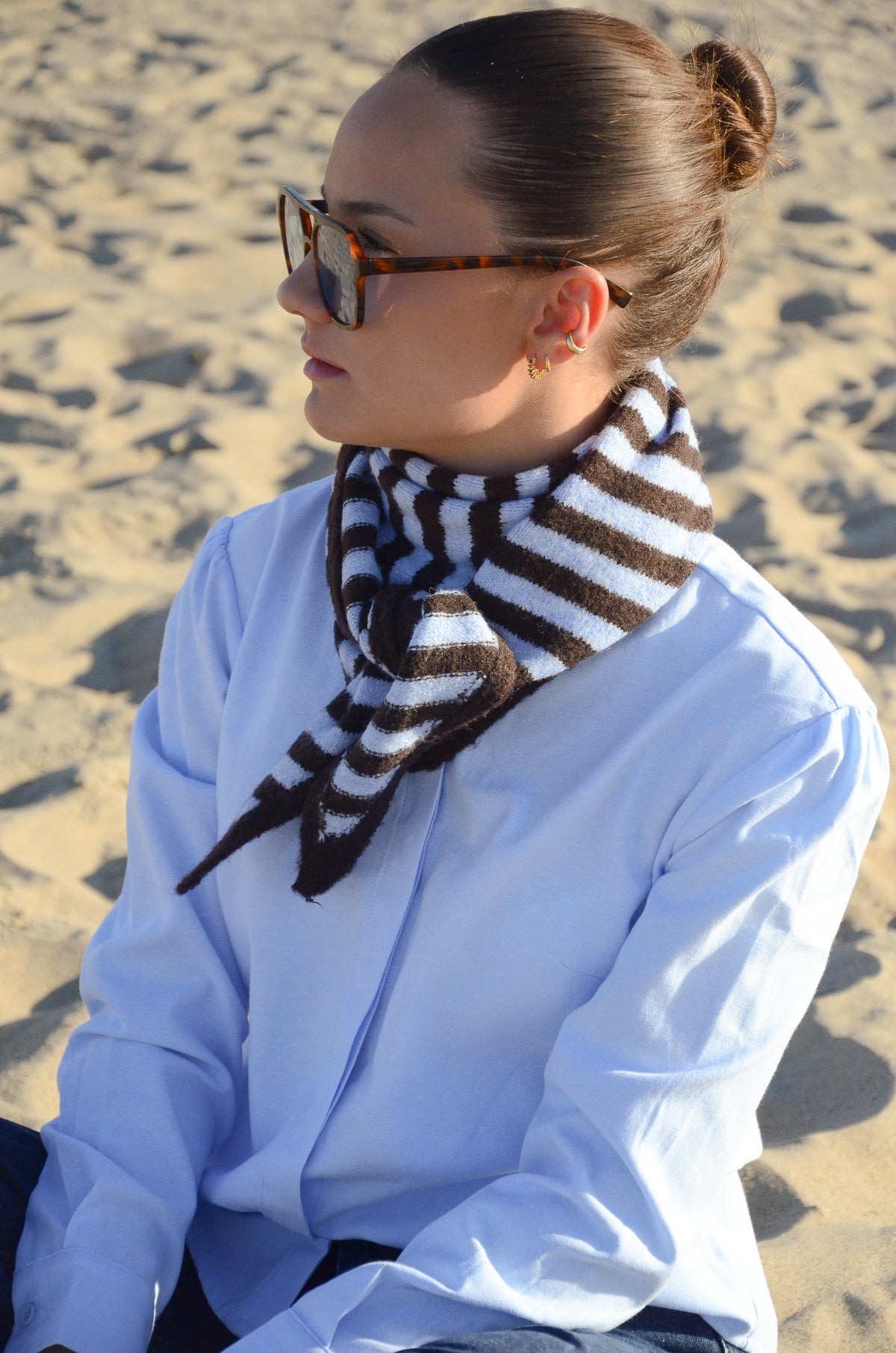 Foulard Lara - Marron