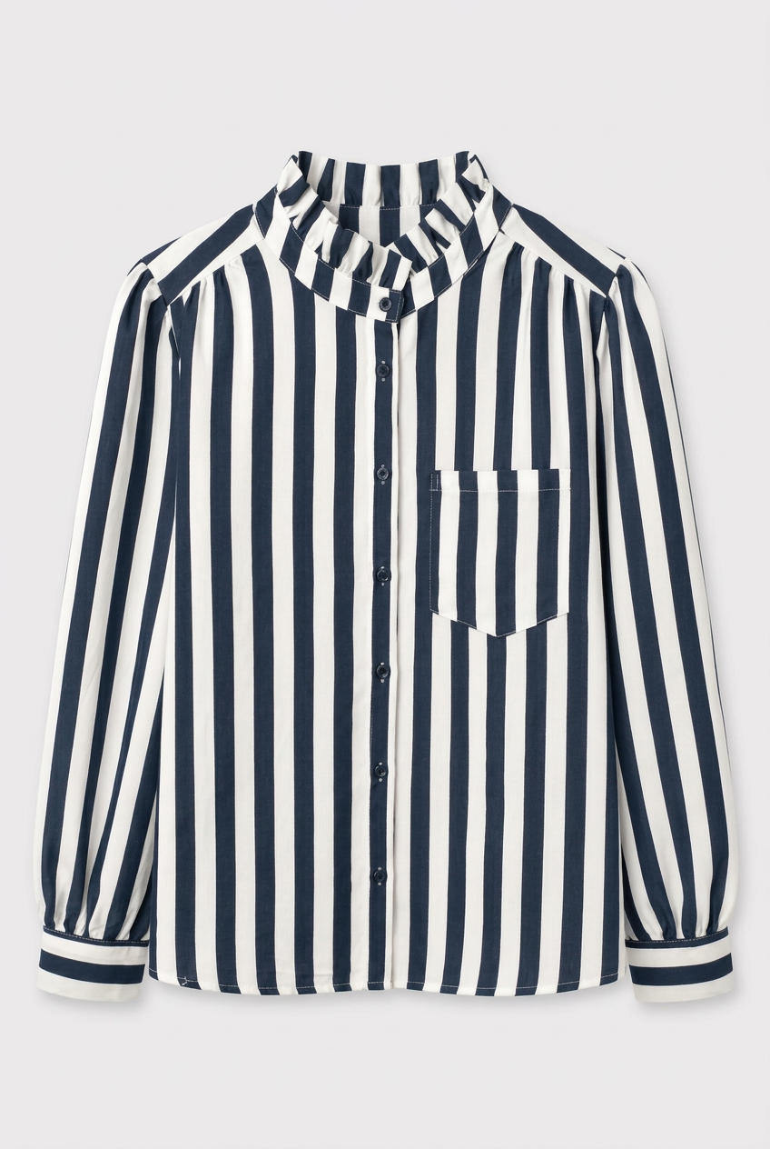 Chemise rayée sans étiquette