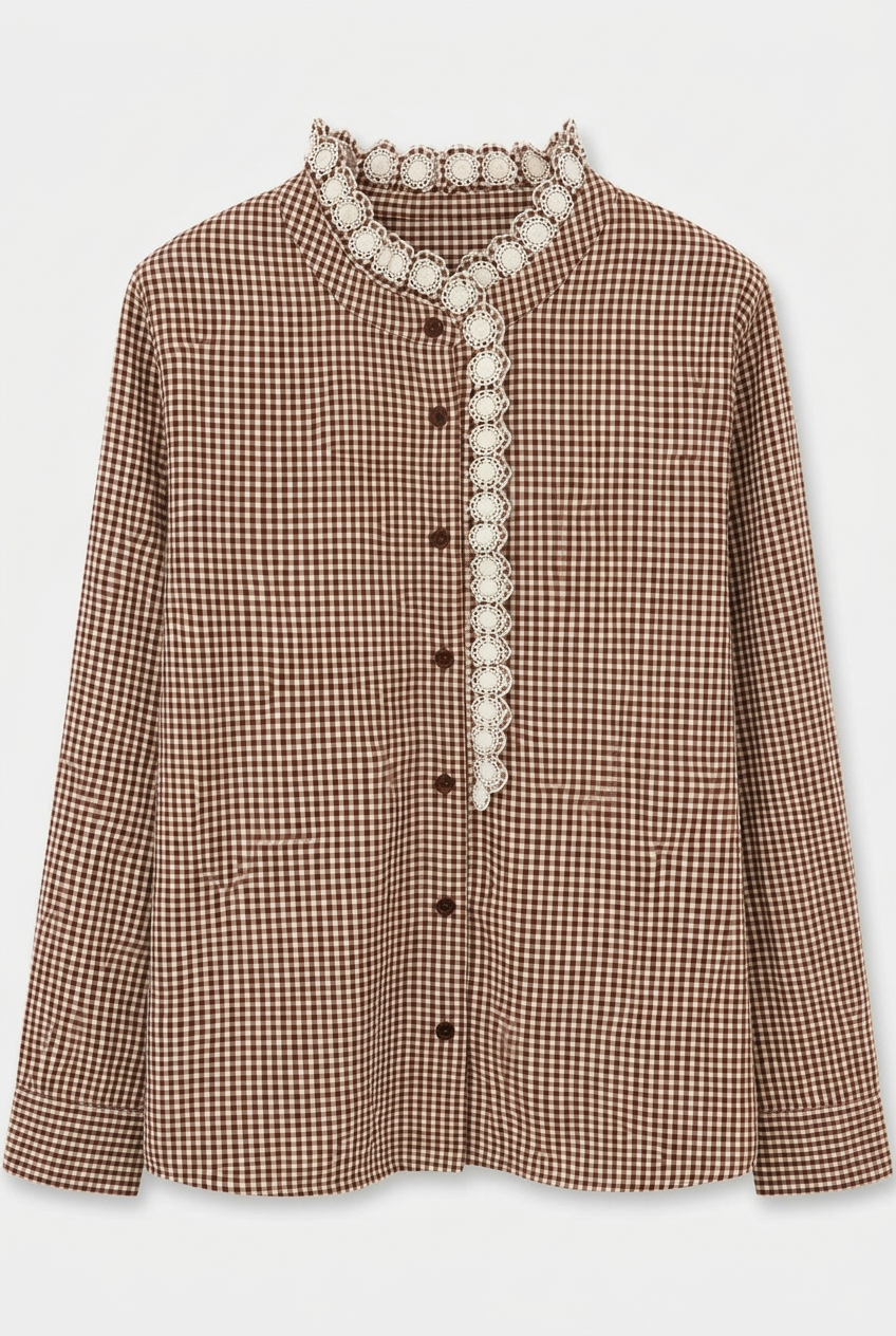 Chemise vichy sans étiquette